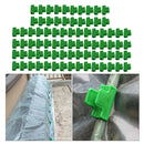 80 pcs Plastic Pipe Clamps for Greenhouse Frame Pipe Film Sunshade Net