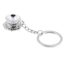 Creative Coffee Tools Keyring Metal Keychain Holder Gift Coffee Cup Shape
