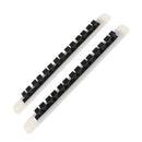 2Pcs Rubber Fishing Rod Holder 7-Rod Pole Support Stand Storage Rack Keeper