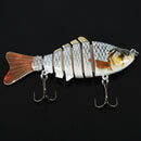 10cm / 4 "15.5g Bionic realistic Hard Multi-segments bait for sun-fish Bass P2H6