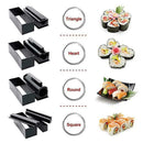 10PC DIY Sushi Making Kit Rice Roller Mold Set For Beginners Kitchen Kit T6U8