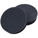 Blanking End Round Tube Inserts Cap Cover 50mm Dia Black 12 Pcs V9T6