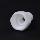 1X 1/4" Push Fit - 1/2" Female Thread PE Pipe Fitting Hose Quick Connector JR