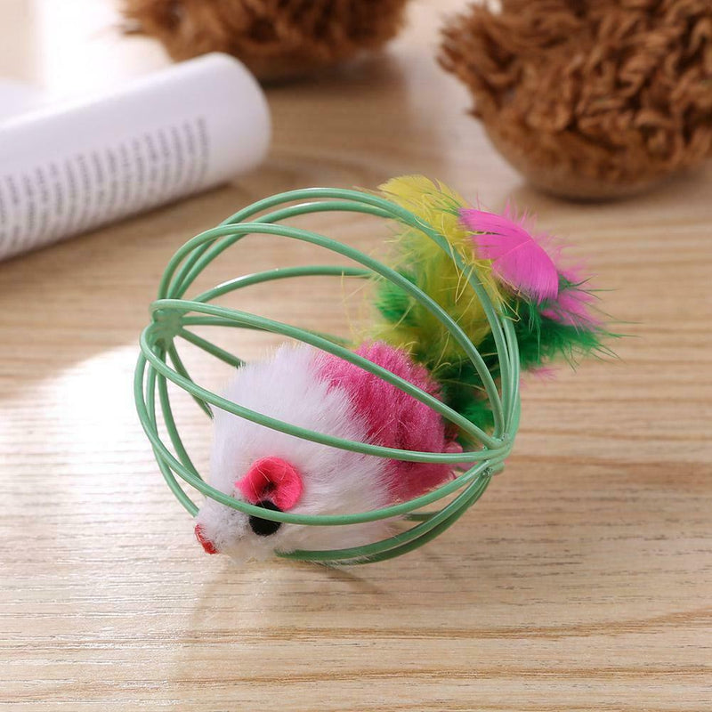 Pet Cat Lovely Kitten Gift Funny Play Toys Mouse Ball Brand New