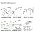 2pcs/Set Anti Fog Car Side Window Mirror Clear Film Waterproof Protective Film