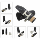 Black Plastic B Flat Clarinet Mouthpiece & Cap Clamp Woodwind Instruments S1W9