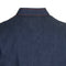 Unisex Denim Chef Jacket Coat Short Sleeves Shirt Kitchen Uniform Blue M