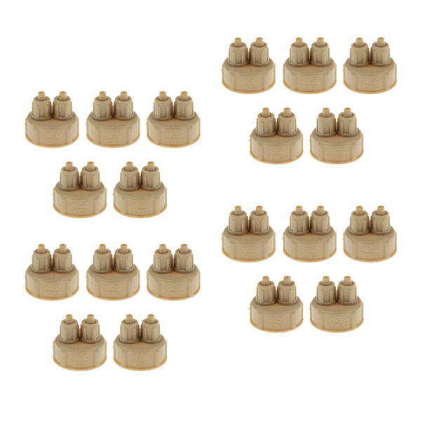 20 Pcs Fish Tank Aquarium CO2 Generator Reactor Bottle Cap For Water Plant