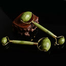 Natural Jade Stone Face Massager Roller Spa Head Neck Facial Skin Care Tool  J&k