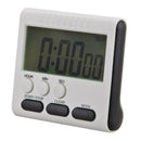 Magnetic Large LCD Digital Kitchen Timer Loud Alarm Count Up Down Clock 24 Hour