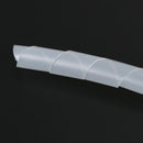 4M Long Spiral Wrapping Band Cable Manager Cover Protector White K2W4
