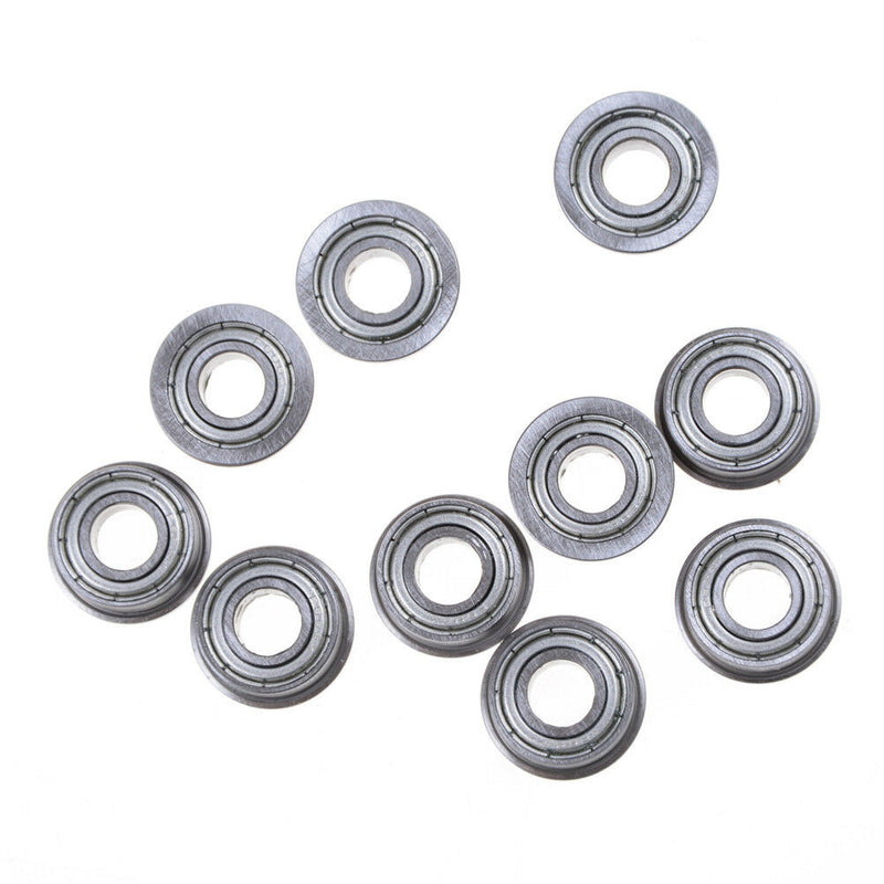 10pcs F686 F686ZZ Mini Metal Double Shielded Flanged Ball Bearings 6*13*5mm M Ew
