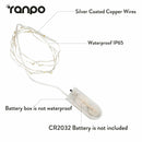 2M 20 LED Copper Wire String Fairy Light Battery Powered Warm For Xmas DIY SS325