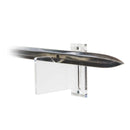 1 Pair Transparent Sword Stand Sword Holder Acrylic Storage Rack for Home Shop
