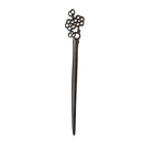Traditional Carved Ebony Wooden Hair Pin Stick Vinatge Hair Chopsticks Black
