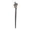 Traditional Carved Ebony Wooden Hair Pin Stick Vinatge Hair Chopsticks Black