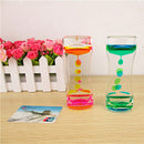 Liquid Floating Timer Desktop Motion Visual  Comfort Spiral Timer Oil Dro S2I5