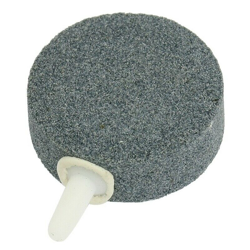 Gray Round Shape Air Pump Airstone for Aquarium Tank Fish Y3R7