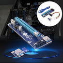 2x PCI-E Riser Card Kit 1x to 16x VER 006 USB 3.0 SATA to 4Pin BTC Mining Board