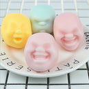 Stress Pressure Reliever Anti-stress Squeeze Face Balls Toys Gifts    3c