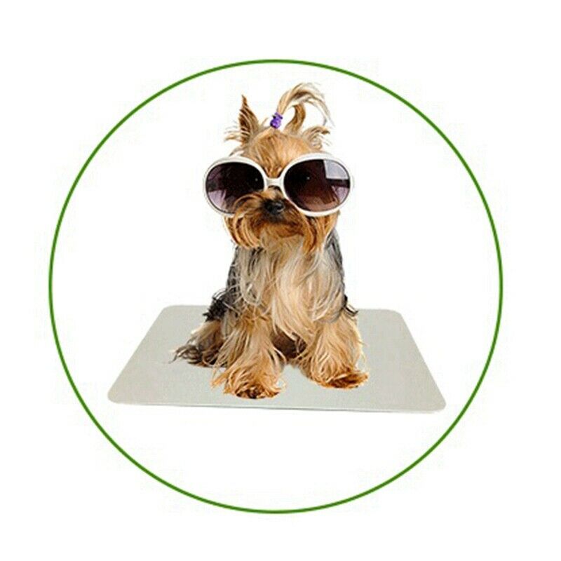 1X(Pet Aluminum Heat Sink Dog Cat Summer Cooling Mat High-End Aluminum Allo