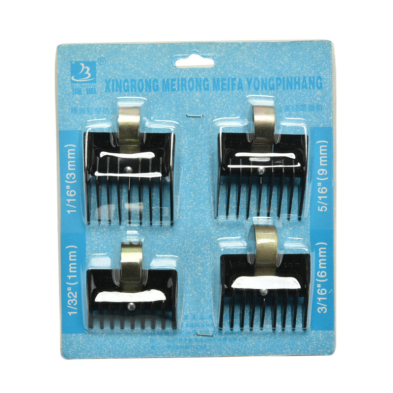 Set 4 Guide Comb Attachment for Electric Hair Clipper Trimmer Shaver JzJ Pg