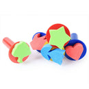5Pcs/Set Sponge Painting Brush Children Painting Brush Flower Stamp Kids Di