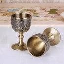 Classical Metal Wine Cup Handmade Small Goblet Household Copper Wine Glass  V4Q9