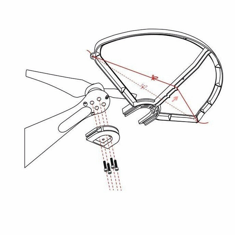 4Pcs Removable Propellers White Prop Protectors Guard For DJI Phantom 1 2 3 UBK