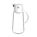 1 pcs Automatic Opening and Closing Glass Oil Leak Proof with Cover 650ml