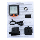 Road Bike Bicycle Cycle Computer Digital Odometer Speedometer KMH Backlight