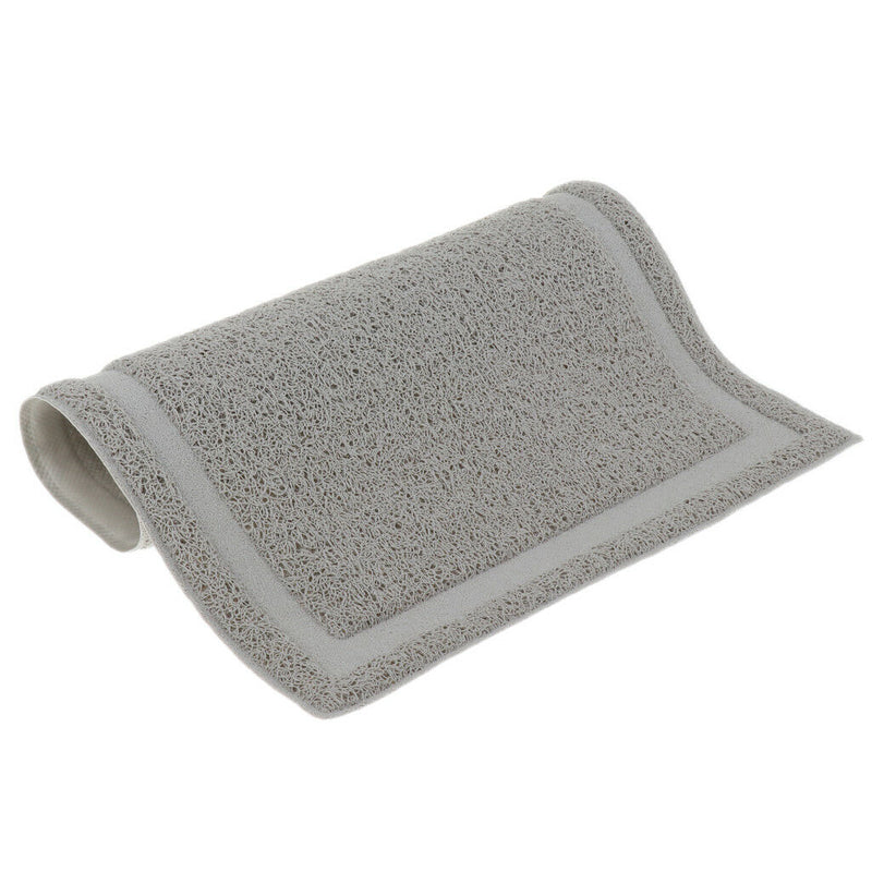 Pet Cat PVC Plastic Placemat Litter Mat Feeding Food Pad Tray Non-slip