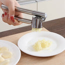 New Heavy Duty Stainless Steel Garlic Squeeze Press Portable Kitchen Tools  F5V3
