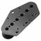 2 Pcs Black Plastic Single Coil Slug Bobbins Bridge Pickup Covers/Lid/Shell