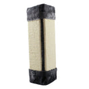 Cat Board Pet Wall Coner Scratcher Hanging Cat Toys Mat 48x25x2.5cm Gray