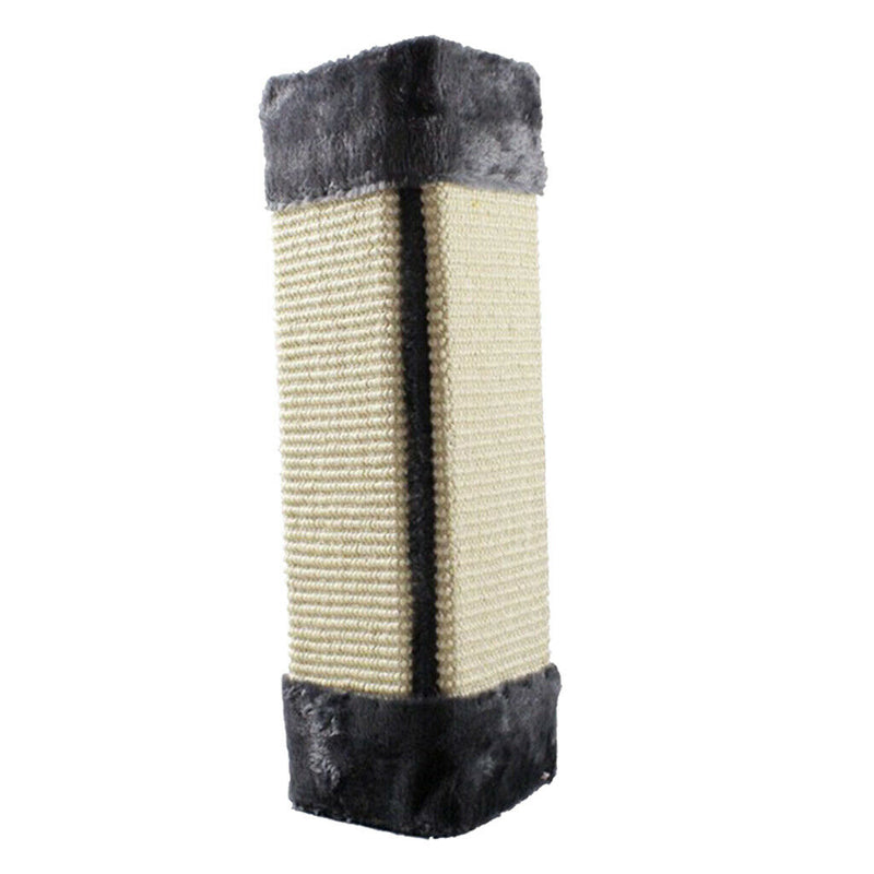 Cat Board Pet Wall Coner Scratcher Hanging Cat Toys Mat 48x25x2.5cm Gray