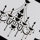 3Pcs Chandelier Lace Wedding Cake Cookie Fondant Baking Stencil Decoratingã€NME