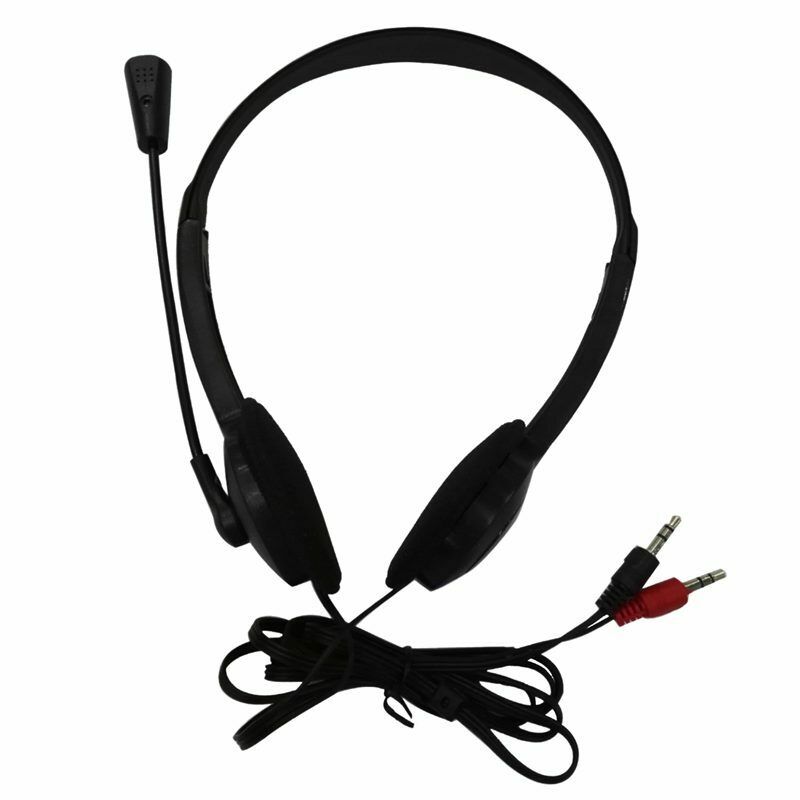 3.5mm Stereo Headset Earphone Headphone with Microphone for Laptop L3S3