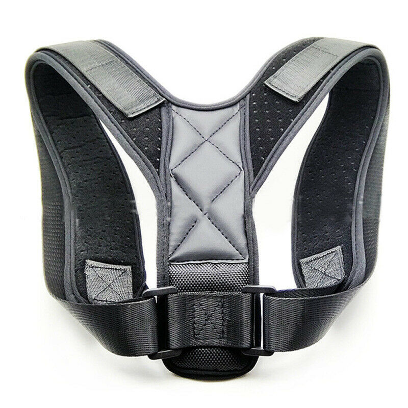 1x Posture Corrector Support Back Shoulder Brace Belt For Men Women Pra KQE