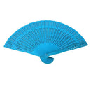 Bamboo Fan Patterned Dragonfly Ajoure Pocket Fan Gift Decoration (I)