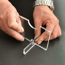 Horizontal Tabletop Desk Top Baseball Bat Acrylic Holder Display Stand Rack