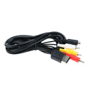 Audio Video AV A/V S-Video Composite Cable Cord Wire 6feet Long For Sega Saturn