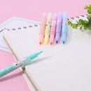 6Pc Cartoon Cute Creative Focus Stud Highlighter Marker Pen School Office Supply