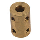 1Pcs 6mm Shaft Coupling Rigid Coupling Coupler Motor Connector + Spanner P8I8