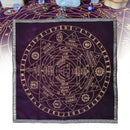 Triple Astrology Altar Tarot Divination Cards Table Cloth Altar Piece Decor