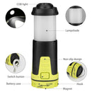 LED Camping Light with Magnetic Base Collapsible Survival Tent Lights Flashlight