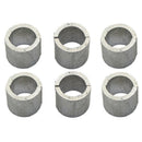 12x Replacement Handlebar Conversion spacer Shims  Aluminum alloy 22mm Shims