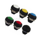 6pcs Momentary Contact 12mm Mini Round Waterproof ON/OFF Push button Switch New