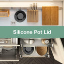 Lid Stand Silicone Lid Holder Cover Accessories Reusable For Pressure Cookers