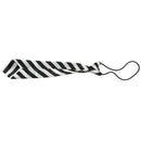 Children Cute Fashionable Elastic strap Diagonal Stripe Tie - Black + White